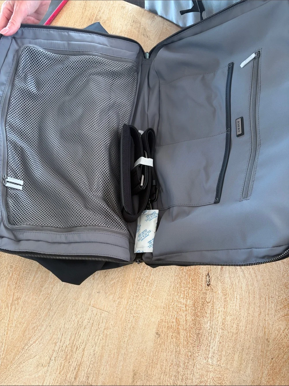 Away Black Nylon Duffel with Top Handles